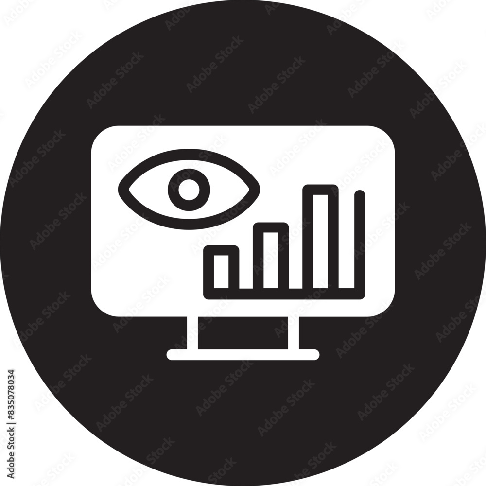 monitoring glyph icon monitoring glyph icon