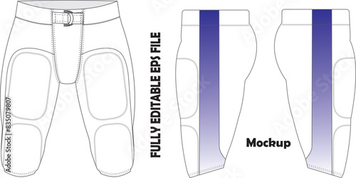 football short mock ups