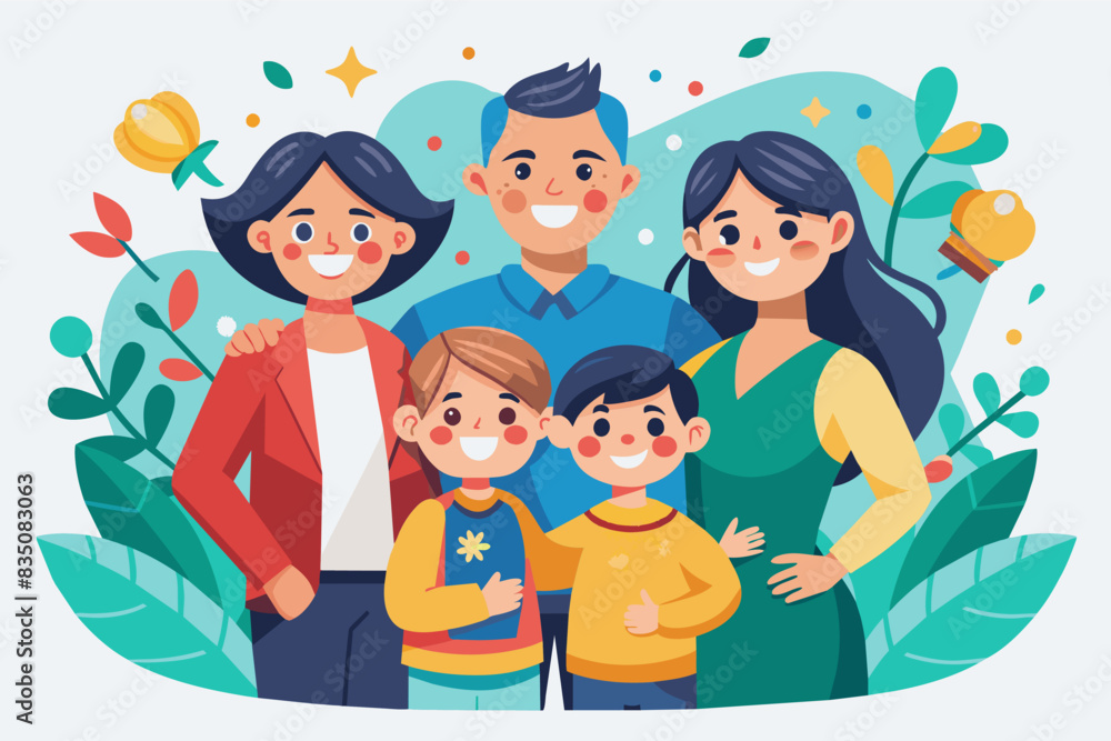 a family is celebrating the bond between parents and children, Celebrating the bond between parents and children a family is celebrating the bond between parents and children, Celebrating the bond between parents and children