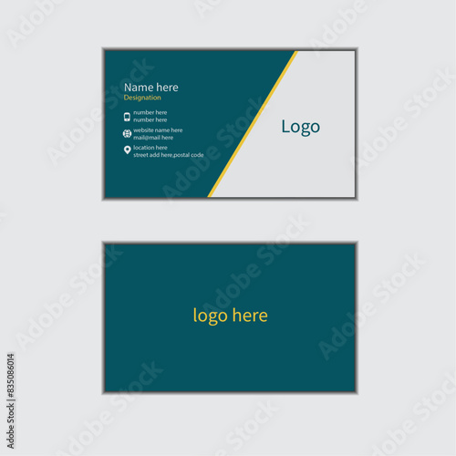 Minimalist Business Card,
Business card design template, Clean professional business card template, visiting card