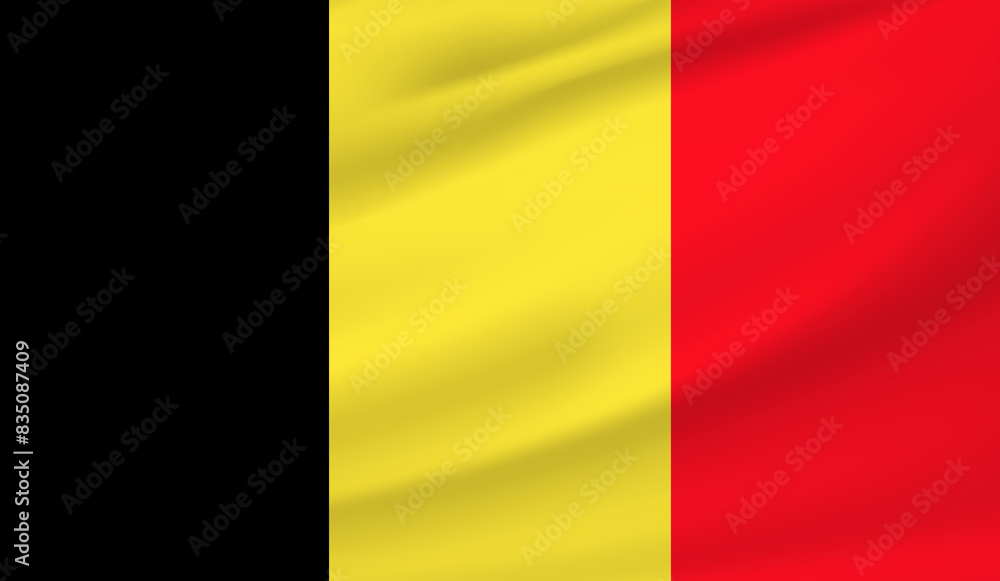Obraz premium Belgium National Flag Photo