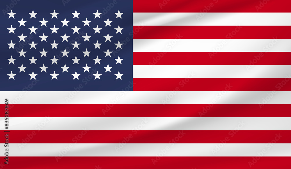 USA National Flag waving US flag 3d American Flag USA National Flag waving US flag 3d American Flag