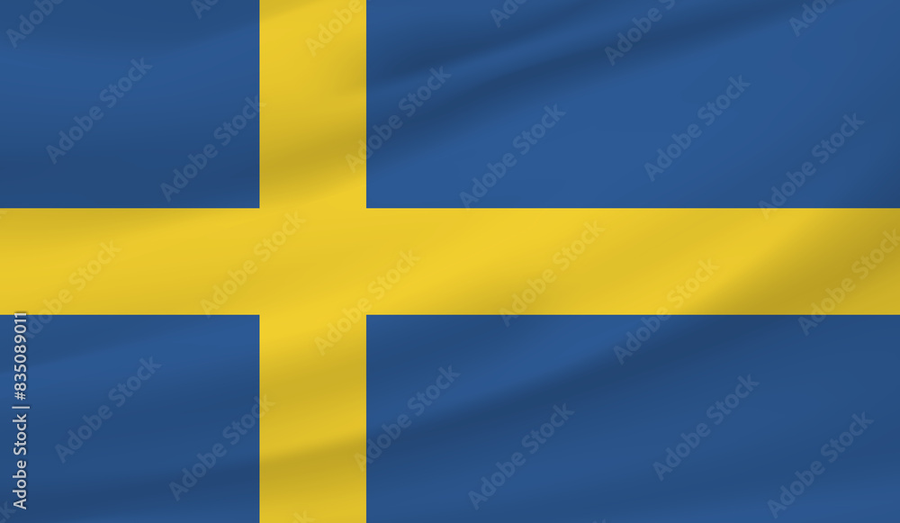Sweden National Flag Photo 4k Flag waving 3d Sweden National Flag Photo 4k Flag waving 3d