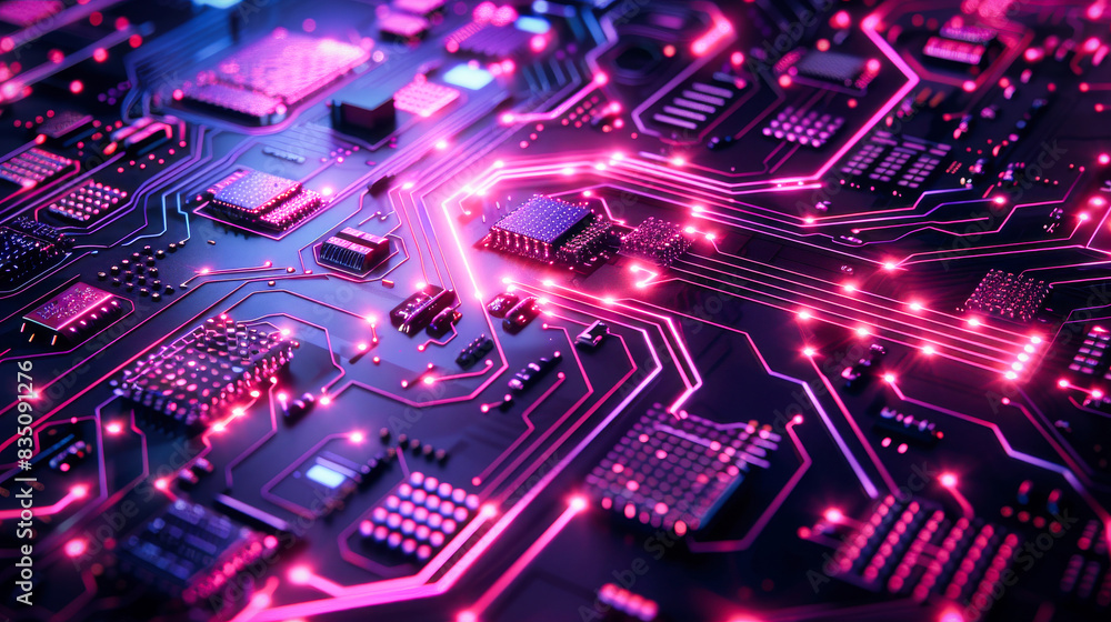 Obraz premium Generic digital technology background