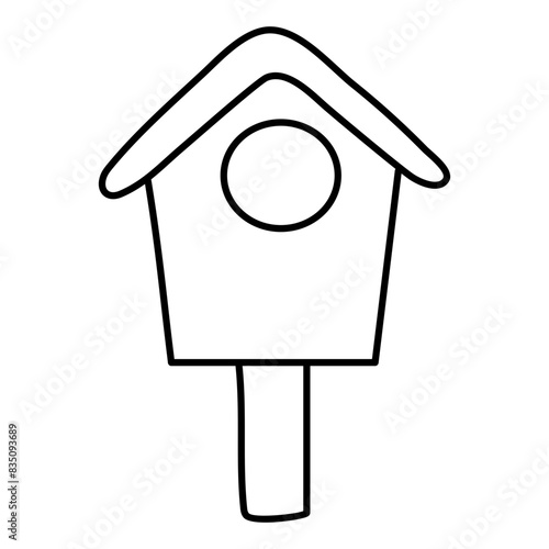 Premium download icon of birdhouse 

