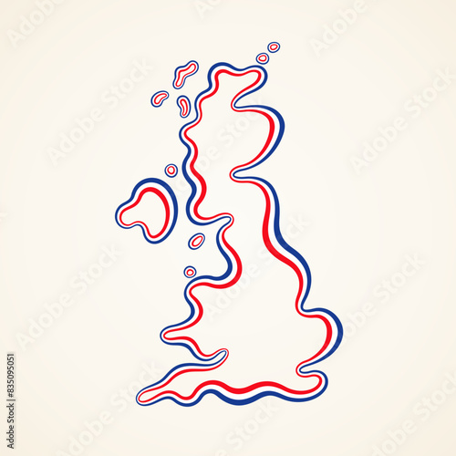 United Kingdom - Outline Map