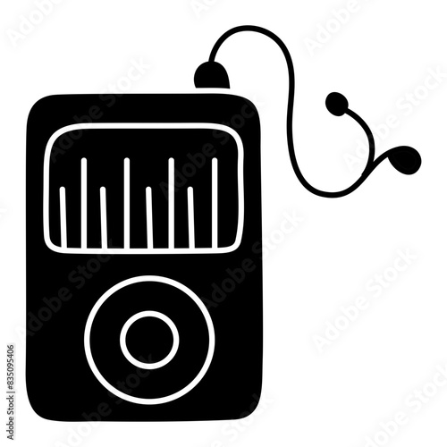 Vector design of mp3 player 

