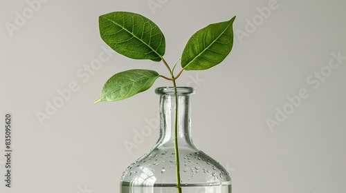 plant in glass