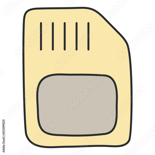 A creative design icon of mobile sim 

