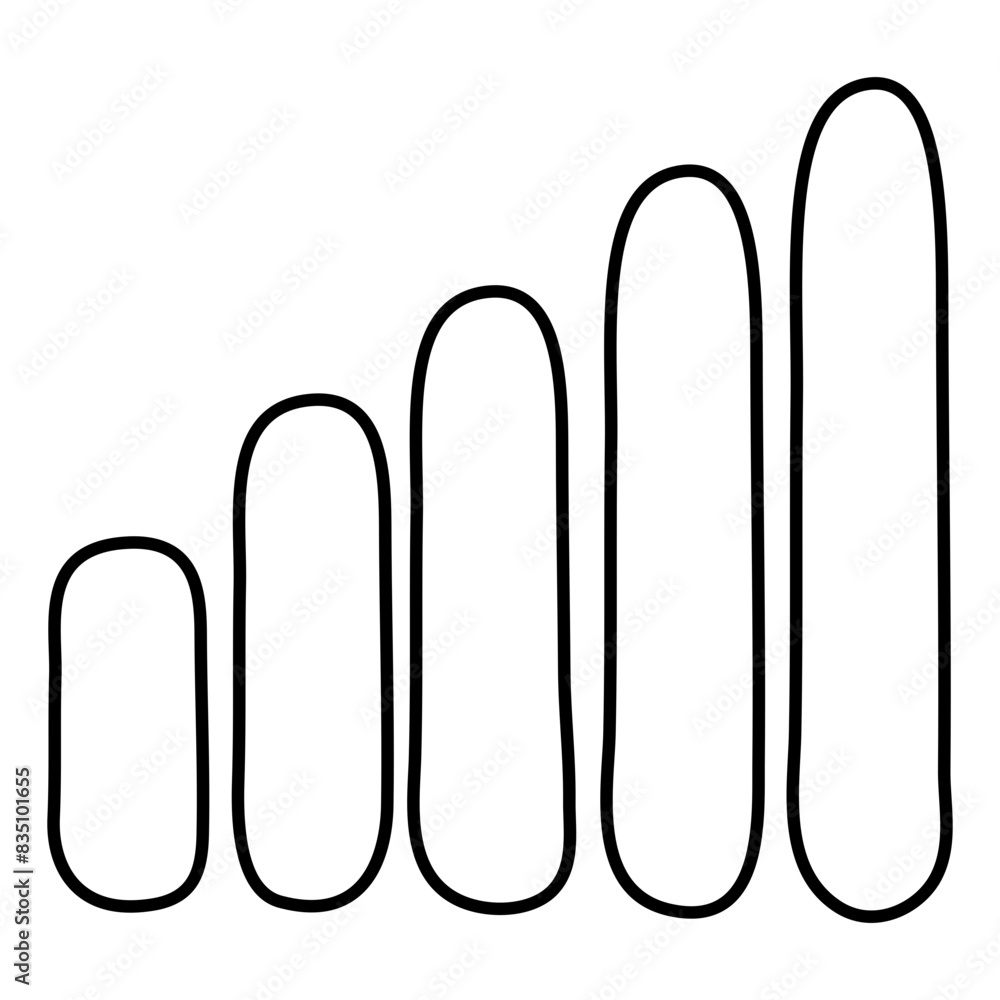 Editable design icon of signal bars
Editable design icon of signal bars