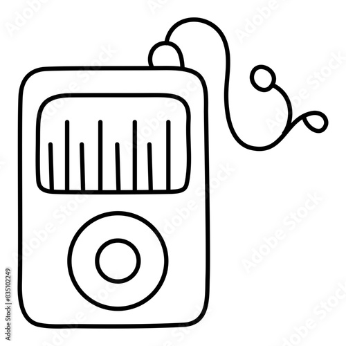 Vector design of mp3 player 

