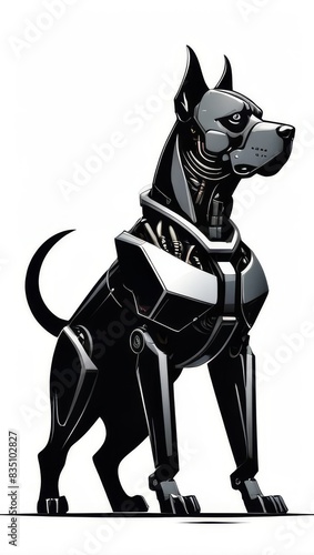 “Steel Fangs: The Robotic Protector”