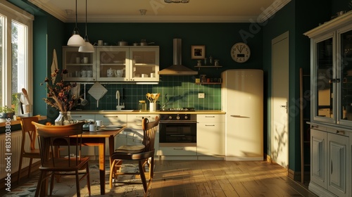 Cozy Modern Kitchen Interior Design © MatPhoto
