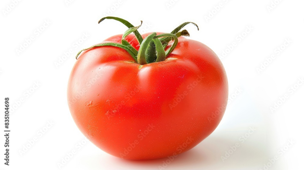Fresh red tomato isolated on a white background Fresh red tomato isolated on a white background
