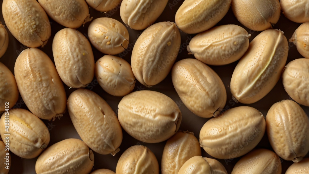 closeup top view of soya bean closeup top view of soya bean