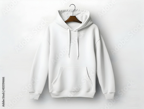 Premium Hoodie mockup, fashionable hoodie on hanger, Clothing mockup, apparel hoodie mockup © Akilmazumder