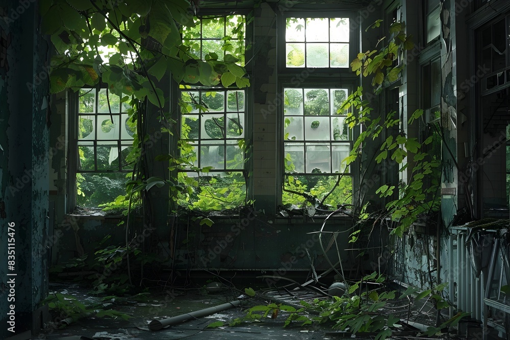 Haunting Abandoned Hospital Reclaimed by Nature s Verdant Embrace Haunting Abandoned Hospital Reclaimed by Nature s Verdant Embrace