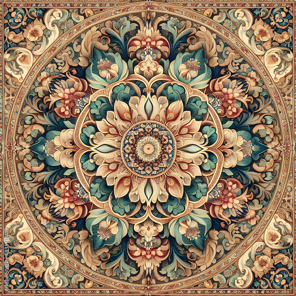 Oriental Grace: Traditional Turkish Silk Rug Oriental Grace: Traditional Turkish Silk Rug
