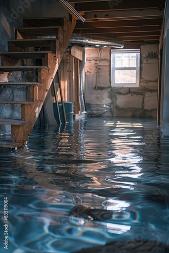 Restoring flooded basement