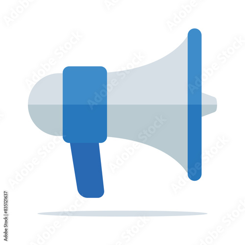 Marketing Megaphone Half Shadow