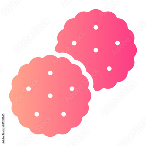 Cracker gradient icon