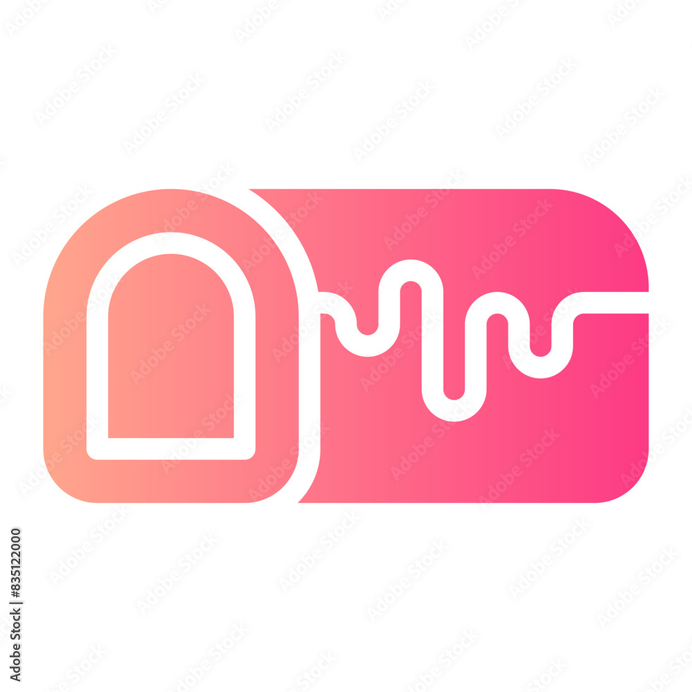 roll cake gradient icon roll cake gradient icon
