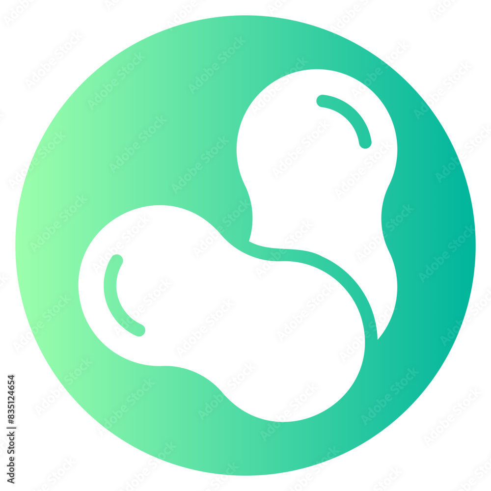 peanut gradient icon peanut gradient icon