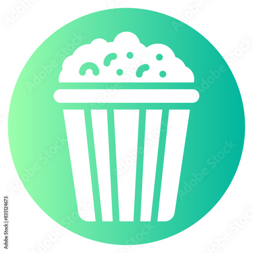 popcorn gradient icon