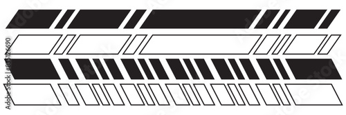 Slash line. Border with diagonal lines. Angle of tilt stripes. Diagonal parallel lines slash divider tilt strip geometric border vector. 11:11