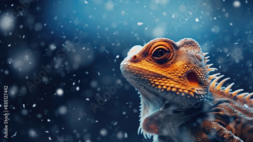 Wallpaper Mural Bearded dragon in the snow

 Torontodigital.ca