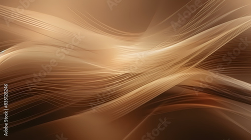abstract light brown background with lines. illustration technology