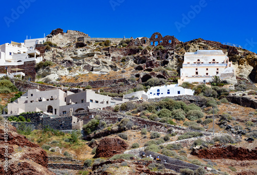 Les escaliers de la Baie d'Amoudi à Oia