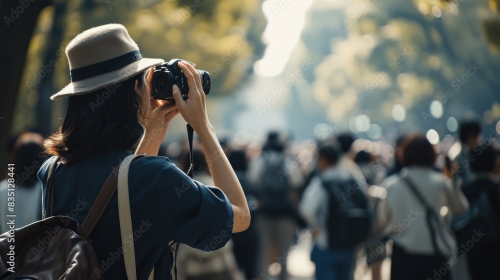 Capturing the Photographer Amidst the Crowd Capturing the Photographer Amidst the Crowd