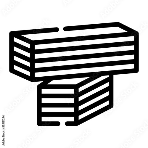 waffers line icon