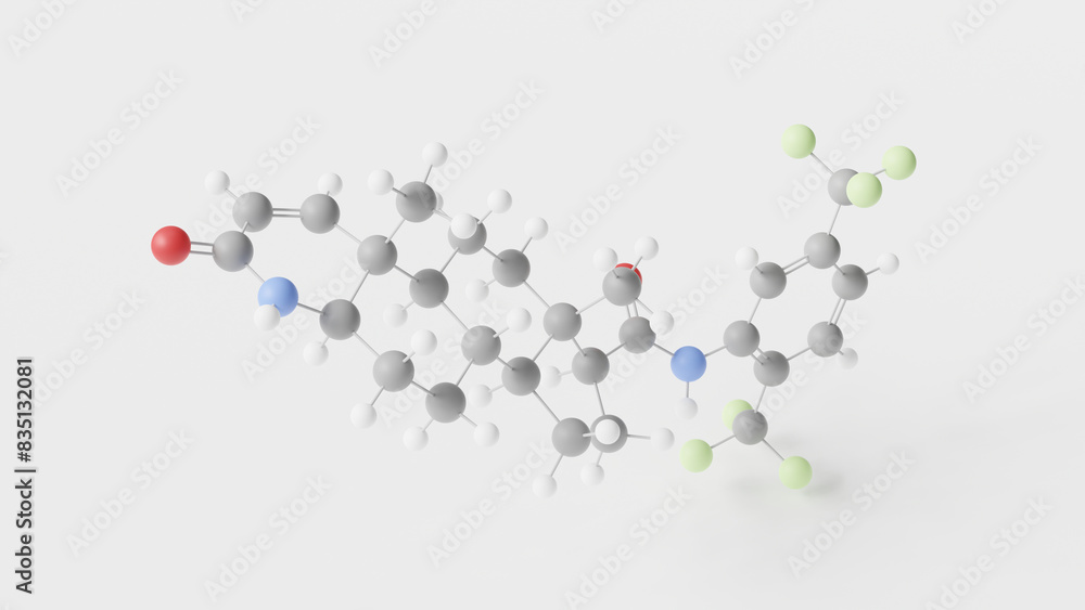 dutasteride molecule 3d, molecular structure, ball and stick model, structural chemical formula avodart dutasteride molecule 3d, molecular structure, ball and stick model, structural chemical formula avodart