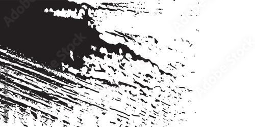 Grunge Hitam dan Putih Distress Tekstur. vector