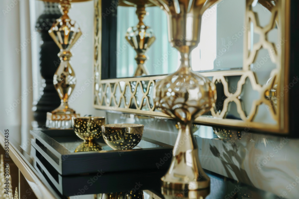 Arabic-Inspired Luxurious Living Room Decor Arabic-Inspired Luxurious Living Room Decor