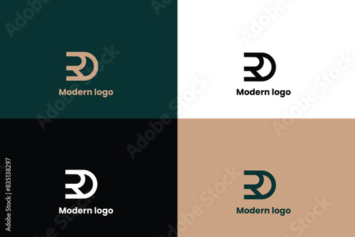  letter d logo, letter rd logo, letter bd logo, symbol, icon, letter 3 logo, letter ed company logo