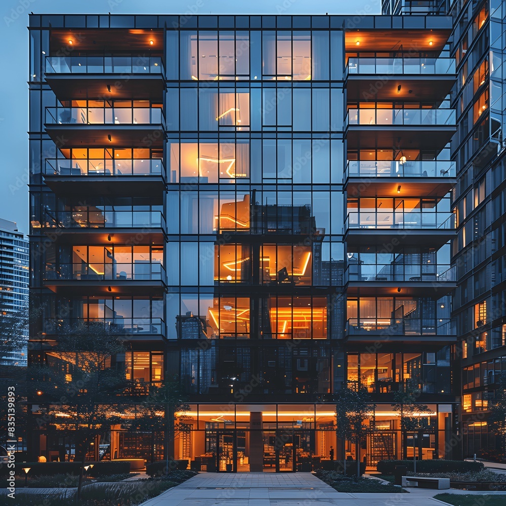 The allure of downtown's architectural symphony.