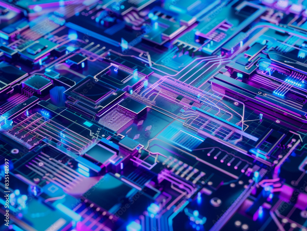 Fototapeta premium technology background image