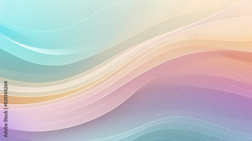 Obraz premium abstract pastel colors background with lines. illustration technology