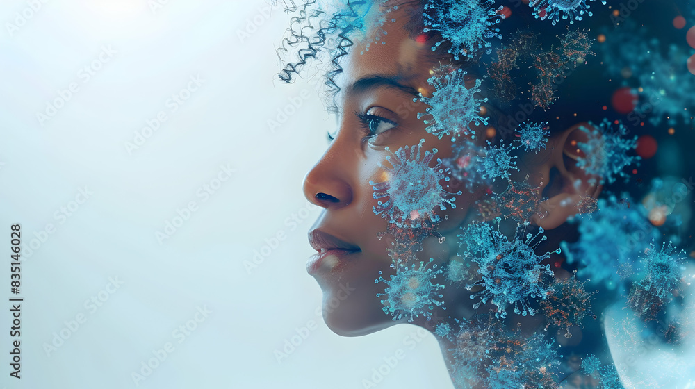 Patient Embracing Self Care: A Powerful Blend of a Patient s Profile and Self Care Imagery, Representing the Vitality of Self Care in Facing Severe Illness. Ideal for Health and We Patient Embracing Self Care: A Powerful Blend of a Patient s Profile and Self Care Imagery, Representing the Vitality of Self Care in Facing Severe Illness. Ideal for Health and We