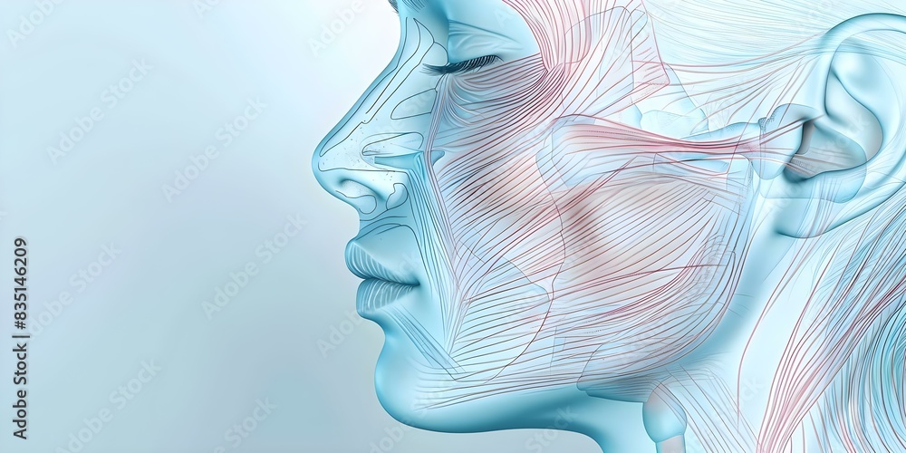 Image highlighting trigeminal nerve dysfunction causing facial pain and ...