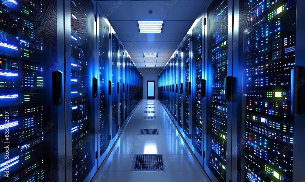 Server room interior Server room interior