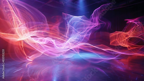 abstract background with smoke © Tanveer Stock