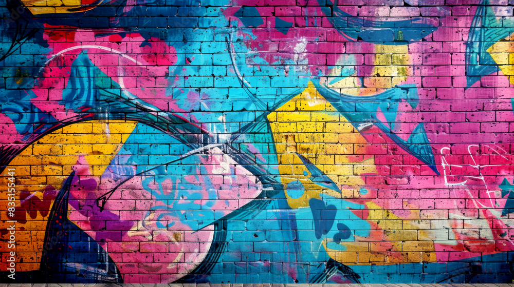 Fototapeta premium art design on wall background