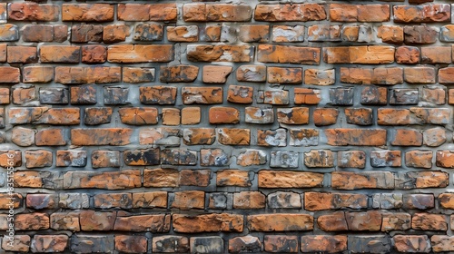 Background texture of a weathered brick wall