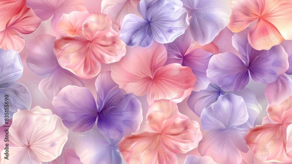 Pastel Flowers in Soft Focus