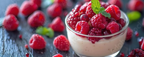 Sugar-free dessert ideas, fruit-based, healthy indulgence photo