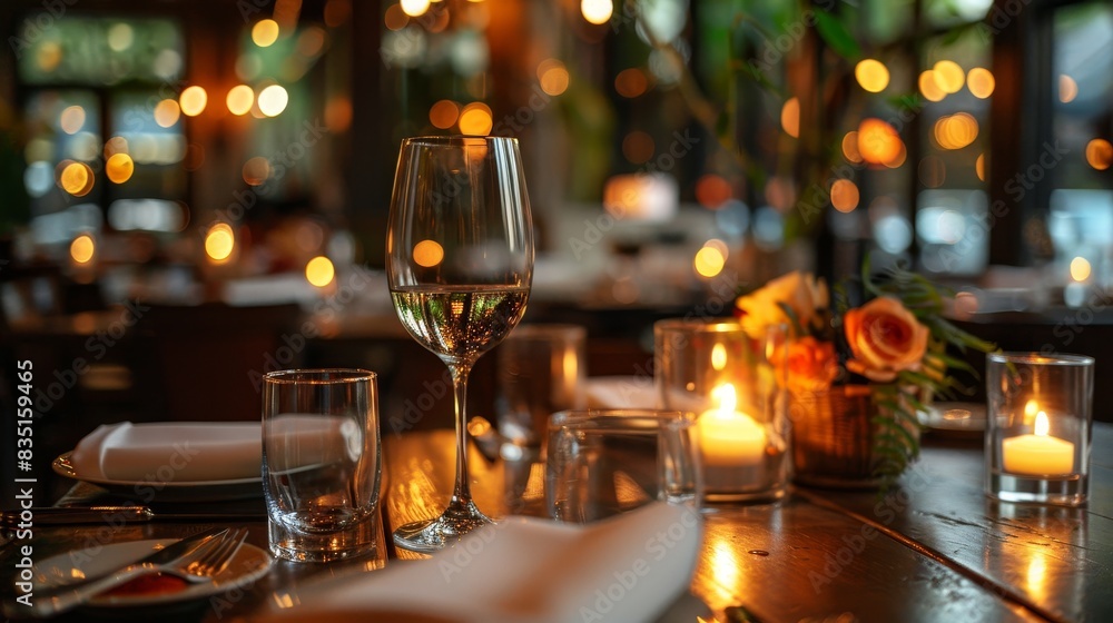 87. An upscale restaurant with a luxurious chef's table, gourmet cuisine, and intimate candlelight 87. An upscale restaurant with a luxurious chef's table, gourmet cuisine, and intimate candlelight